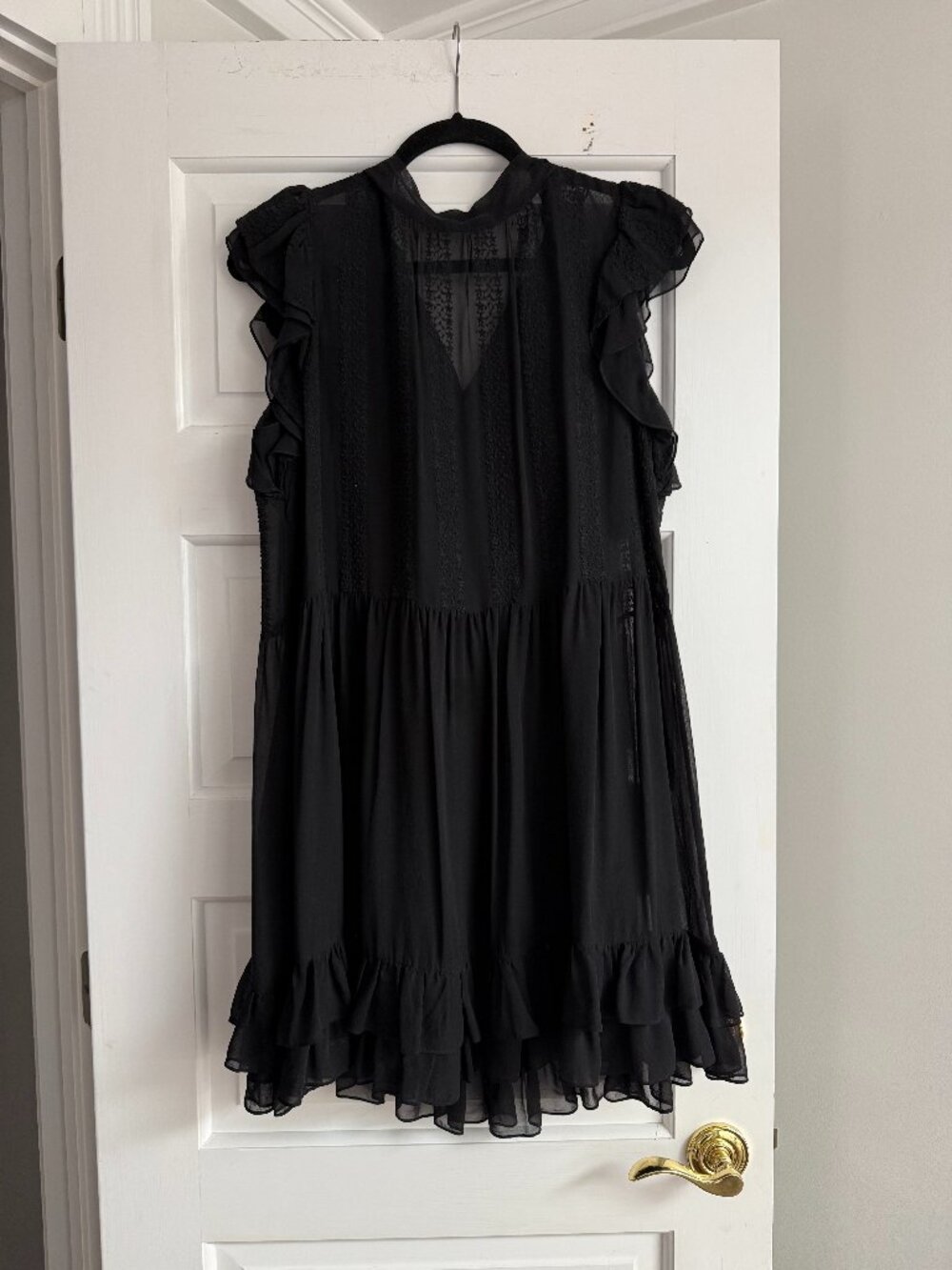 Ulla Johnson Black Silk Dress